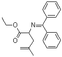 2-[(Diphenylmethylene)amino]-4-methyl-4-pentenoic acid ethyl ester molecular structure (CAS 80741-44-2)
