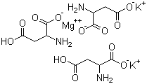 CAS # 8076-65-1, Magnesium potassium aspartate, DL-Aspartate magnesium potassium, DL-Aspartic acid magnesium-potassium salt