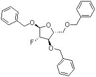 CAS 登录号：80765-80-6, 苯甲基 2-脱氧-2-氟-3,5-双-O-(苯基甲基)-alpha-D-阿糖胞苷