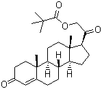 Desoxycorticosterone pivalate  molecular structure (CAS 808-48-0)