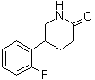 CAS # 80942-15-0, 5-(2-Fluorophenyl)-2-piperidinone