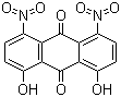 1,8-Dihydroxy-4,5-dinitroanthraquinone molecular structure (CAS 81-55-0)