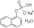 structure of CAS# 81012-89-7, 1-Naphthyl phosphate monosodium salt monohydrate