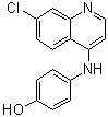 CAS # 81099-86-7, 7-Chloro-4-(4-hydroxyanilino)quinoline, 7-Chloro-4-(4-hydroxyphenylamino)quinoline, NSC 12488, NSC 130792