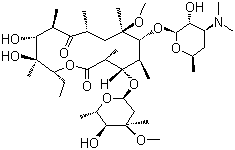 structure of CAS# 81103-11-9, 克拉霉素