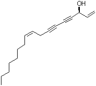 CAS 登录号：81203-57-8, (+)-镰叶芹醇, (3S,9Z)-1,9-十七碳二烯-4,6-二炔-3-醇