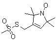 structure of CAS# 81213-52-7, (1-氧基-2,2,5,5-四甲基-delta3-吡咯啉-3-甲基)甲烷硫代磺酸酯