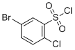 structure of CAS# 81226-68-8, 5-溴-2-氯苯-1-磺酰基氯化物