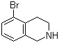 5-溴-1,2,3,4-四氢异喹啉分子结构 (CAS 81237-69-6)