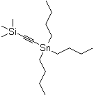 structure of CAS# 81353-38-0, Tributyl(trimethylsilylethynyl)tin