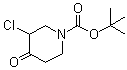 CAS # 815575-86-1, tert-Butyl 3-chloro-4-oxopiperidine-1-carboxylate