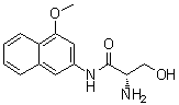 CAS # 81607-67-2, (2S)-2-Amino-3-hydroxy-N-(4-methoxy-2-naphthalenyl)propanamide