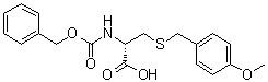 structure of CAS# 816446-81-8, S-(4-Methyloxybenzyl)-N-benzyloxycarbonyl-D-cysteine