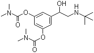 CAS 登录号：81732-65-2, 班布特罗, 5-[2-(叔丁基氨基)-1-羟乙基]-1,3-亚苯双二甲基氨基甲酸酯