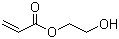 structure of CAS# 818-61-1, 2-Hydroxyethyl acrylate