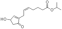 CAS # 81834-79-9, (5Z)-7-(3-Hydroxy-5-oxo-1-cyclopenten-1-yl)-5-heptenoic acid 1-methylethyl ester