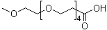 CAS # 81836-43-3, 4,7,10,13,16-Pentaoxaheptadecanoic acid