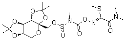 CAS # 81862-03-5, 2,3:4,5-Bis-O-(1-methylethylidene)-beta-D-fructopyranose [[[[2-(dimethylamino)-1-(methylthio)-2-oxoethylidene]amino]oxy]carbonyl]methylamidosulfite