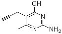 CAS 登录号：81887-01-6, 2-氨基-4-羟基-6-甲基-5-炔丙基嘧啶