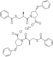 structure of CAS# 81938-43-4, 佐芬普利钙