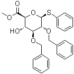 CAS # 819798-56-6, Phenyl 2,3-bis-O-(phenylmethyl)-1-thio-beta-D-glucopyranosiduronic acid methyl ester