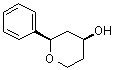 structure of CAS# 82065-19-8, cis-2-Phenyltetrahydro-2H-pyran-4-ol