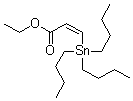 CAS # 82101-76-6, Ethyl (Z)-3-tributylstannylacrylate, (Z)-Ethyl 3-tributylstannyl-2-propenoate, Ethyl cis-3-tributylstannyl-2-propenoate