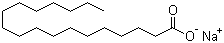 structure of CAS# 822-16-2, Sodium stearate