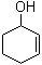 CAS # 822-67-3, 2-Cyclohexenol, 2-Cyclohexenyl alcohol, 3-Hydroxy-1-cyclohexene, 3-Hydroxycyclohexene, Cyclohexen-3-ol, NSC 64656