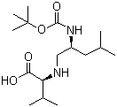 叔丁氧羰基-2-氨基-4-甲基戊基-(R)-缬氨酸分子结构 (CAS 82252-39-9)