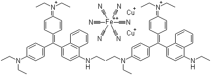 CAS 登录号：82338-76-9 (57485-98-0), 颜料蓝 62