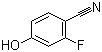 structure of CAS# 82380-18-5, 2-Fluoro-4-hydroxybenzonitrile