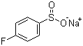 structure of CAS# 824-80-6, Sodium 4-fluorobenzenesulfinate