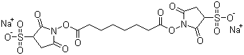 CAS # 82436-77-9, Bis(sulfosuccinimidyl) suberate sodium salt, Suberic acid bis(3-sulfo-N-hydroxysuccinimide ester) sodium salt
