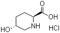 structure of CAS# 824943-40-0, (2S,5R)-5-Hydroxypipecolic acid hydrochloride
