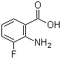 2-Amino-3-fluorobenzoic acid molecular structure (CAS 825-22-9)