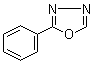 structure of CAS# 825-56-9, 2-苯基-1,3,4-恶二唑
