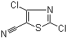 structure of CAS# 82554-18-5, 2,4-二氯-5-噻唑甲腈