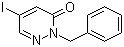structure of CAS# 825633-93-0, 2-Benzyl-5-iodopyridazin-3(2H)-one