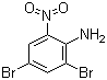 CAS # 827-23-6, 2,4-Dibromo-6-nitroaniline