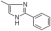 structure of CAS# 827-43-0, 4-甲基-2-苯基咪唑
