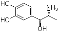 (-)-3,4-Dihydroxynorephedrine molecular structure (CAS 829-74-3)