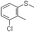 structure of CAS# 82961-52-2, 2-Methyl-3-chlorothioanisole