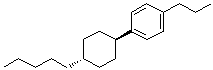 structure of CAS# 82991-48-8, trans-1-(p-Propylphenyl)-4-pentylcyclohexane