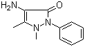 structure of CAS# 83-07-8, 4-Aminoantipyrine
