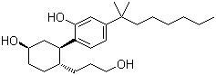 structure of CAS# 83002-04-4, 5-(1,1-Dimethylheptyl)-2-[5-hydroxy-2-(3-hydroxypropyl)cyclohexyl]phenol