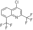 structure of CAS# 83012-13-9, 4-氯-2,8-双(三氟甲基)喹啉