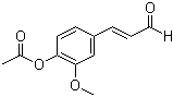 structure of CAS# 83071-67-4, (E)-4-Acetoxy-3-methoxycinnamaldehyde