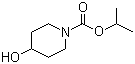 CAS # 832715-51-2, Isopropyl 4-hydroxypiperidine-1-carboxylate, 4-Hydroxypiperidine-1-carboxylic acid isopropyl ester, 4-Hydroxy-1-piperidinecarboxylic acid 1-methylethyl ester