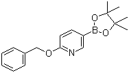 structure of CAS# 832735-54-3, 2-Benzyloxypyridine-5-boronic acid pinacol ester